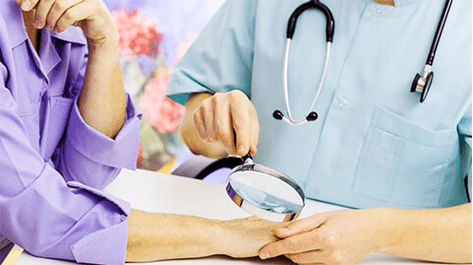Diagnosis and papillom treatment