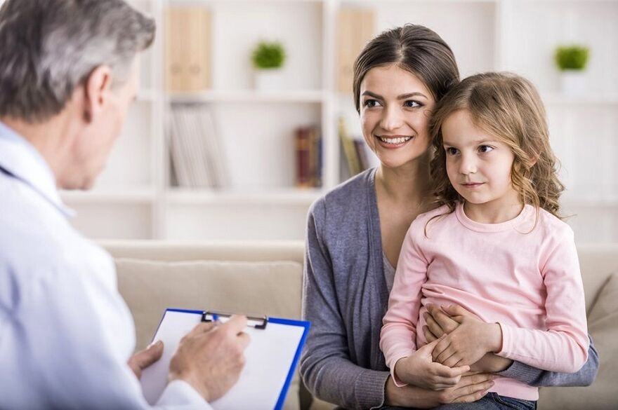 specialist consultation if the child has warts